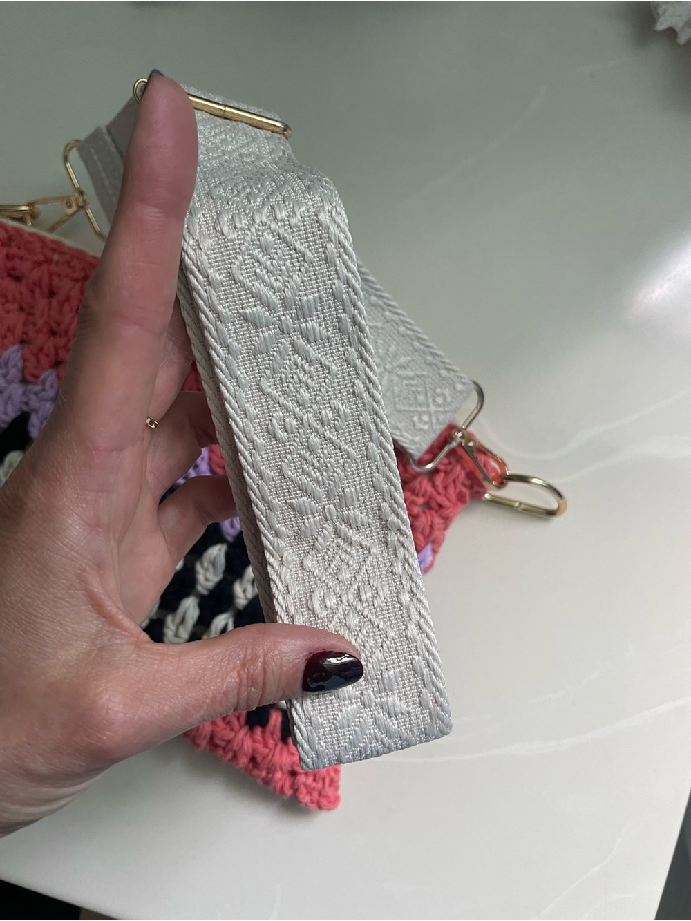Crocheted bag - Picture 3 of 3